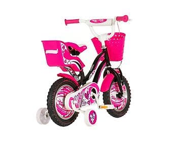 sic za bicikl: Bicikl kids Visitor Heart 12" (7") – crno/roze Šifra proizvoda: 112 — 3