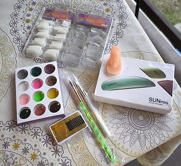 srebrni nakit cena: Komplet za nail art – sve što je potrebno za izradu gel i akril — 1