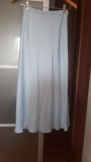 crvena satenska kosulja: S (EU 36), Maksi, bоја - Svetloplava — 2