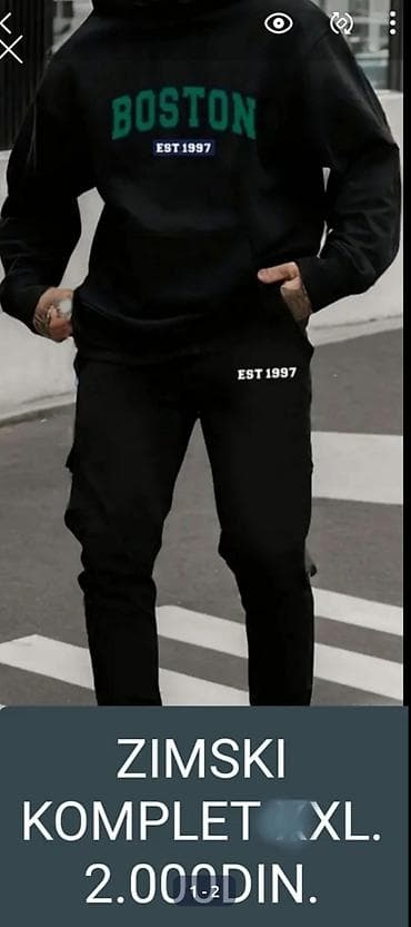 NOVA TOPLA MUŠKA TRENERKA