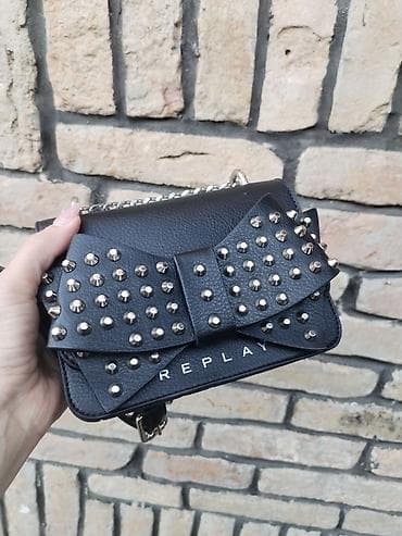 Travel suitcases and bags: Replay torba – kao nova - Model: mali crossbody/večernji format - — 3