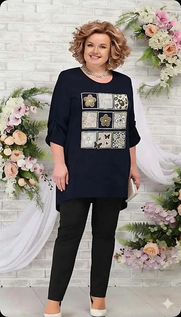 dzemperi tunike: One size, Pamuk, Cvetni, bоја - Šareno — 1