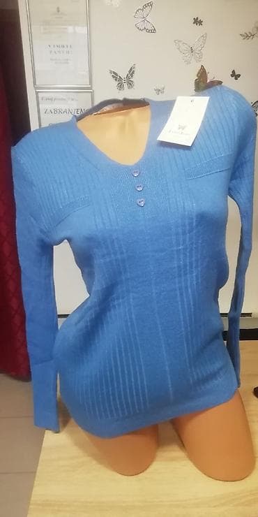 Zenski dzemperici pamuk kasmir - elastin vel. S. M. L. Xl cena na lalafo.rs Zenski dzemperici pamuk kasmir - elastin vel. S. M. L. Xl cena