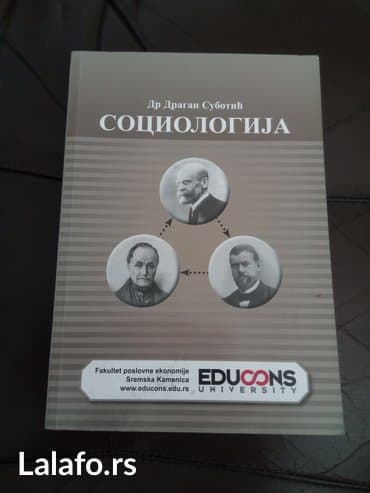new tricks sa prevodom: Sociologija, dr dragan subotić, univerzitet edukons sremska kamenica — 1