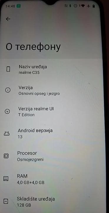 dodatak za slusalice: Realme C35 – pametni telefon - Ekran: veliki Fullscreen displej sa — 7
