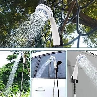 pumpa za camac: Tuš za kampovanje ● Prenosivi tus Tuš sa pumpom Cena: 2900 Olakšajte — 2