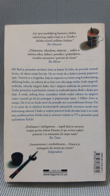 lesi se vraca kuci laguna: Za moju malu, toni parsons; izdavac: laguna 2006.God. Str.347 — 2
