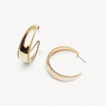 kargo pantalone h m: Hoop earrings — 1
