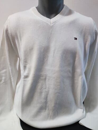 Kape i aksesoari: Džemper, Tommy Hilfiger, bоја - Siva, Pamuk — 2