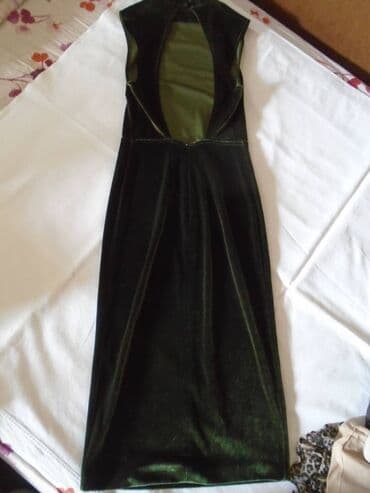 dugacke haljine svecane: Guess 2XS (EU 32), color - Khaki, Evening, Without sleeves — 3