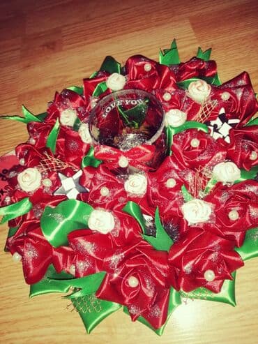 sinsay polica na tockice: Candlestick, color - Red, New — 6