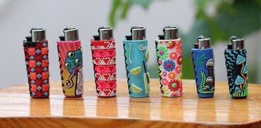 Clipper upaljači – kolekcija sa reljefnim futrolama (set) Komplet