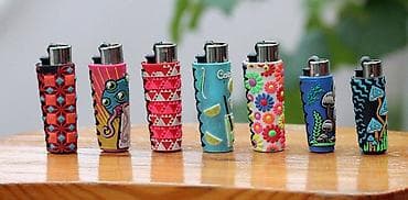 Bicycles: Clipper upaljači – kolekcija sa reljefnim futrolama (set) Komplet — 1