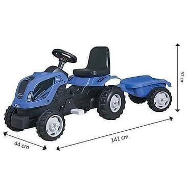 casio sintisajzer za decu: Dečiji traktor na pedale sa prikolicom – ružičasti - Traktor na — 5