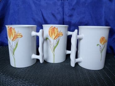 solje za caj: Solje nove,vintaz weimar porcelan Nemacka. Komada 3 u ceni. lep — 4