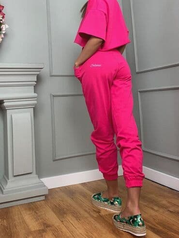 lidl trenerke zenske: 9Fashion Woman, S (EU 36), Jednobojni, bоја - Roze — 2