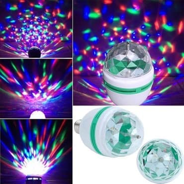 Rasveta: Rotaciona RGB Led Disko Sijalica E27 Idealna sijalica za vase zurke — 1