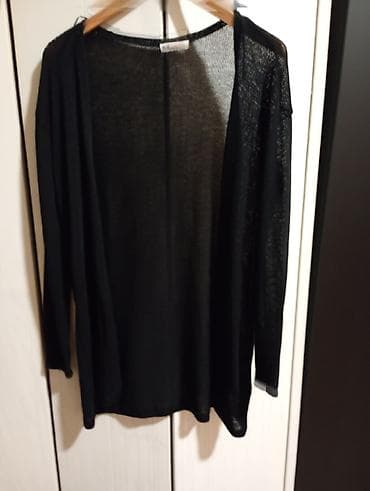 tasne mona: H&M crni kardigan na preklop - Brend: H&M - Model: lagani — 3