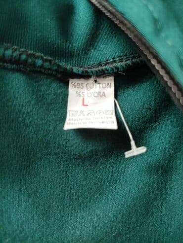 zara bez pantalone: Komplet, L, Adidas, bоја - Zelena, Pamuk — 2