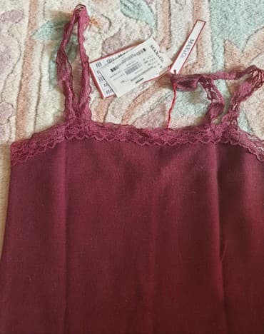 majice ispod sakoa: M (EU 38), color - Burgundy — 4