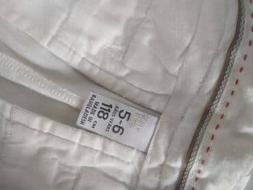 zara pantalone visoki struk: 110-116, color - White — 5