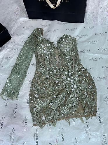 torbe preko ramena: Ekskluzivna mini haljina ručnog rada. - Fason: kratka, uska silueta — 3