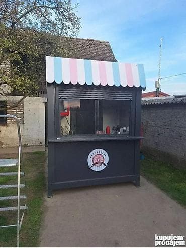 Na prodaju, kiosk/tezga dimenzije 2x1m i visine 260 cm. Pravljen za na lalafo.rs Na prodaju, kiosk/tezga dimenzije 2x1m i visine 260 cm. Pravljen za