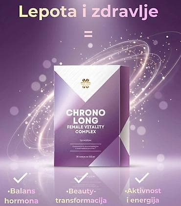 ceger kozne torbe: CHRONO LONG – Female Vitality Complex Dodatak ishrani osmišljen za — 1