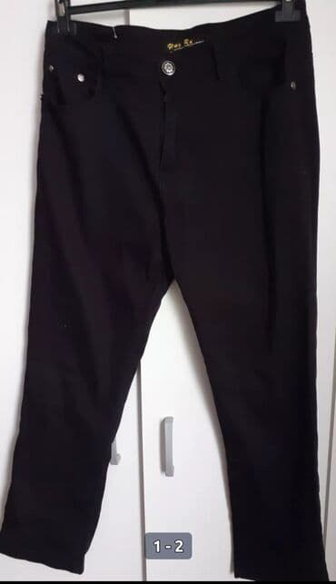 kargo pantalone h m: L, Regular rise, Straight — 1