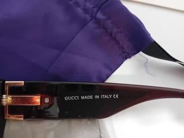 trakice za kosu: Naočare za sunce, Gucci, bоја - Crna — 7