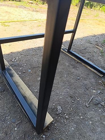 Table legs: Metalni ram/nosači za sto – industrijski stil - Konstrukcija od — 3