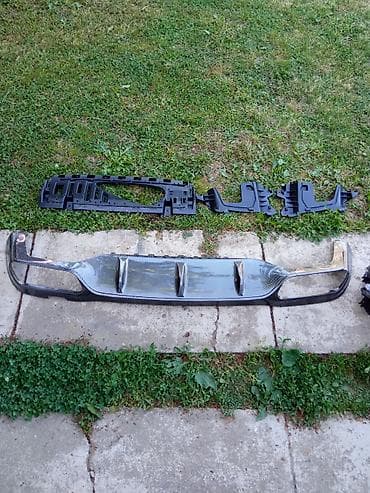 boca za brener: Karbonski difuzor zadnjeg branika + set nosača i završetaka izduva - — 4