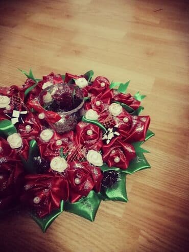 sinsay polica na tockice: Candlestick, color - Red, New — 5