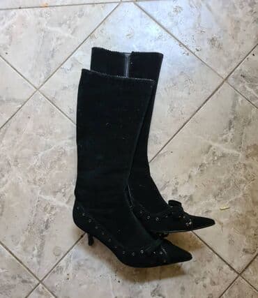 bajkerske čizme: High boots, 38 — 2