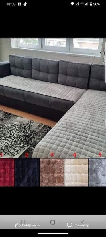 For corner sofa