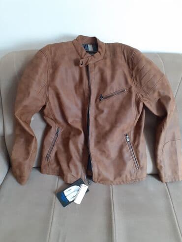 jakne sa prirodnim krznom: Leather jacket Genuine leather, XL (EU 54), Lc Waikiki, color - Brown — 1
