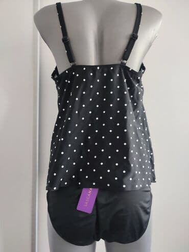 jednodelni kupaci lisca: 2XL (EU 44), Spandex, Dots, color - Multicolored — 3