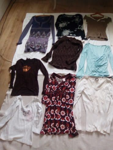 stradivarius bluze: C&A, S (EU 36), Pamuk, Cvetni, bоја - Šareno — 1