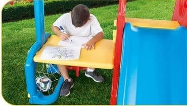 multifunkcionalni stol za igru: ️️IGRAONICA 7u1 ️️ Zabavna igraonica koju čine 7 elemenata: tobogan — 9