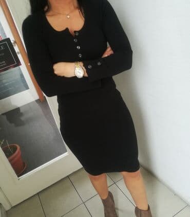 S (EU 36), color - Black, Long sleeves