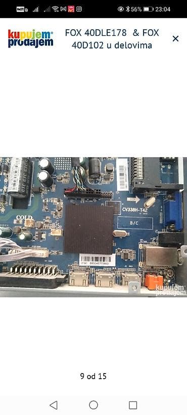 daljinski za tv sharp aquos: FOX 40DLE178 i FOX 40D102 – delovi za televizore (40") Dostupne — 10