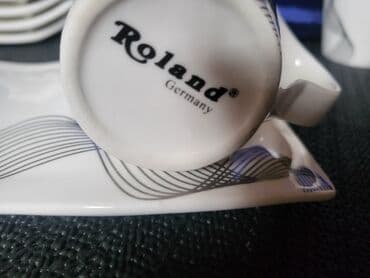 solje za caj: Vintaz,nove roland,nemacke solje za kafu. Solje pun porcelan — 13
