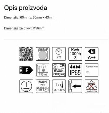 rasveta sombor: Zidna lampa, bоја - Crna, Novo — 5
