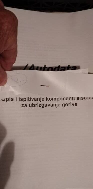 test iz engleskog za 3 razred: Radionicko uputstvo za direktno ubrizgavanje za Audi,VW,Yugo i Peugeot — 3