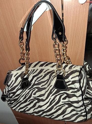Torba Fuchsia Paris – zebra print - Model: ručna/rame torba sa