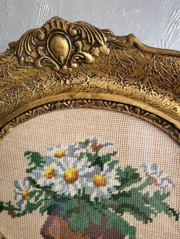 umetnicke slike mora: Goblen stari margarete bez ostecenja. Visina. 34,5cm — 5