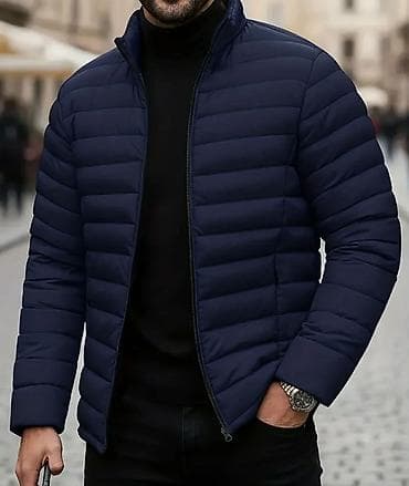 Headgear: Muška lagana prošivena jakna sa rajsferšlusom - Model: kratka, puffer — 2