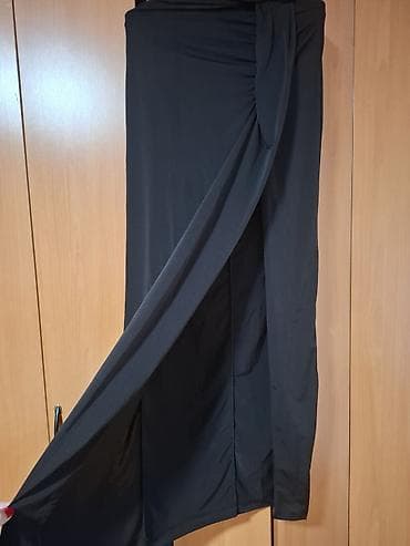 kombinezoni svečani: Elegantni komplet: korset bodi + duga suknja, crna - Gornji deo — 3