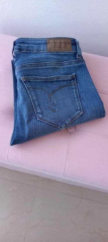 push up pantalone: Esprit farmerke vel. 26. Esprit Denim farmerke ravnog kroja, srednje — 9