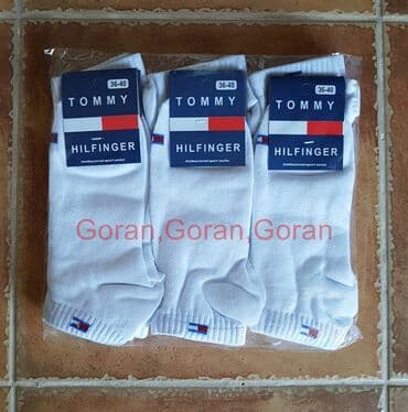 tommy hilfiger d: Muške pamučne čarape. Tommy hilfinger 3/4 muške pamučne čarape — 16